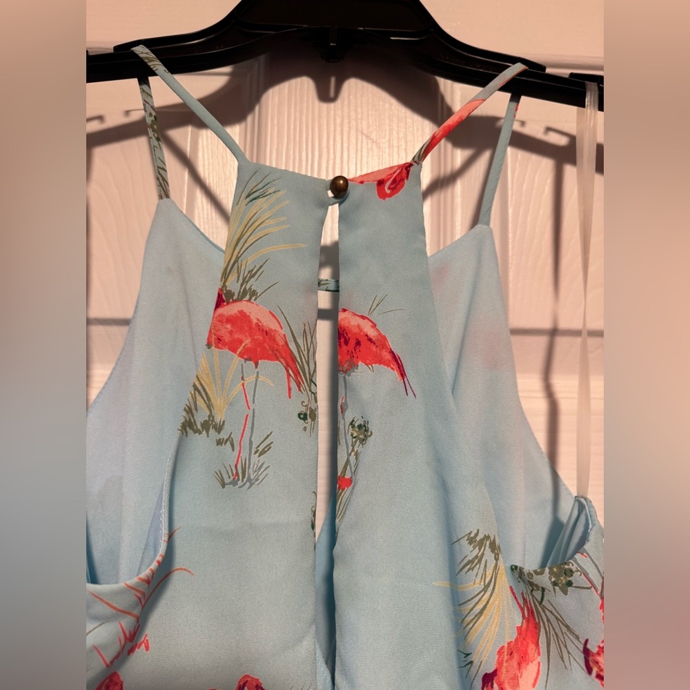Flamingo Print Romper M - Picture 5 of 6